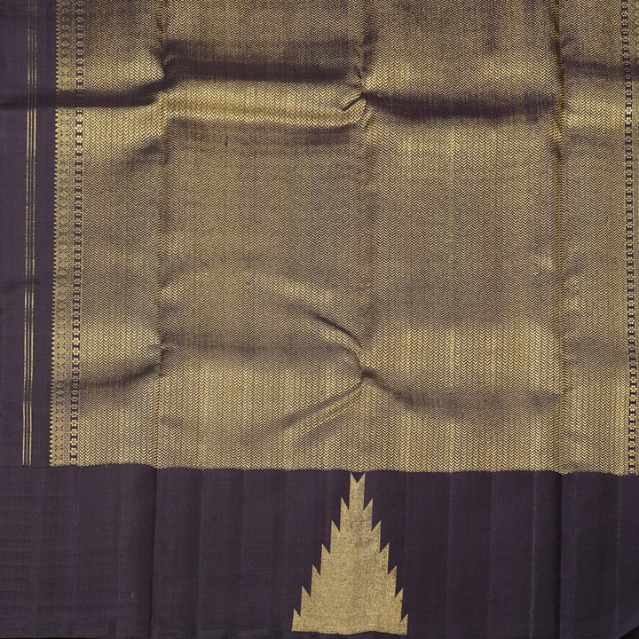 Hayagrivas Plum Purple Handloom Kanjivaram Silk Saree KBD2168C2-1