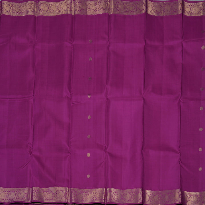 Hayagrivas Handloom Purple Kanjivaram Silk Saree KBD2171C2-6