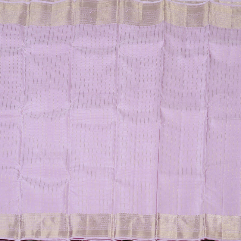 Hayagrivas Lavender Handloom Kanjivaram Silk Saree KBD2171C3-1