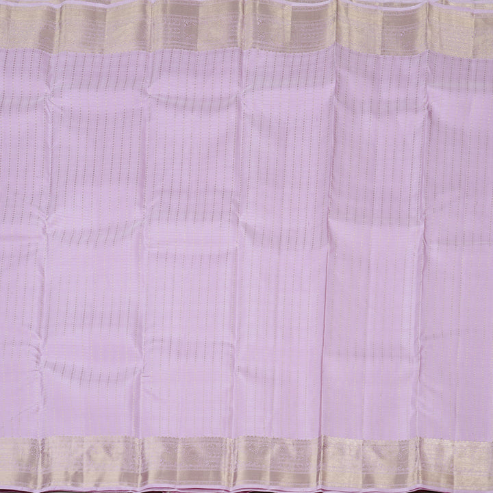 Hayagrivas Lavender Handloom Kanjivaram Silk Saree KBD2171C3-1