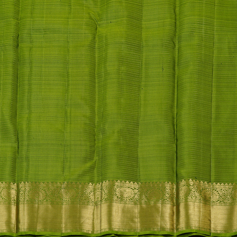 Hayagrivas Rosewood Pink Handloom Kanjivaram Silk Saree with Olive Green Border KBD2171C3-4