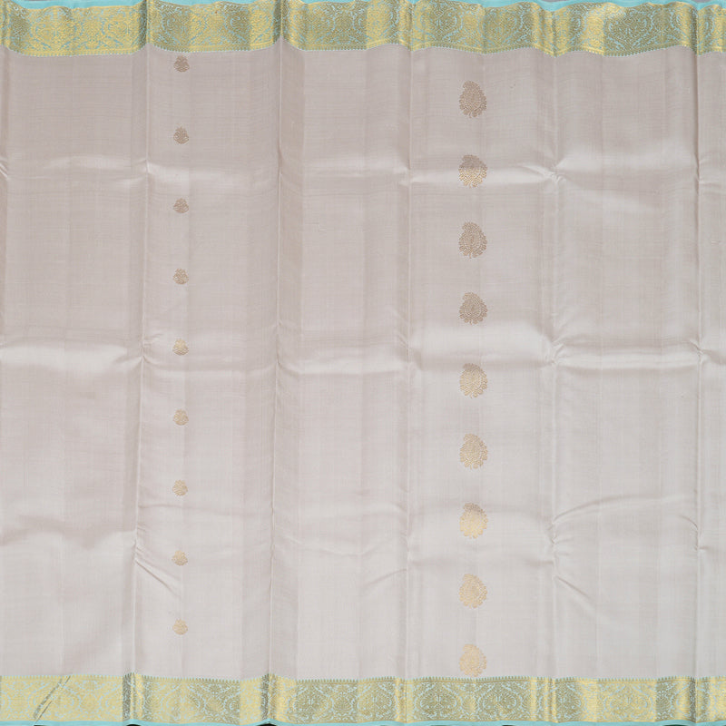Hayagrivas Handloom Kanjivaram Silk Saree in Versatile Beige KBD2175C5-1