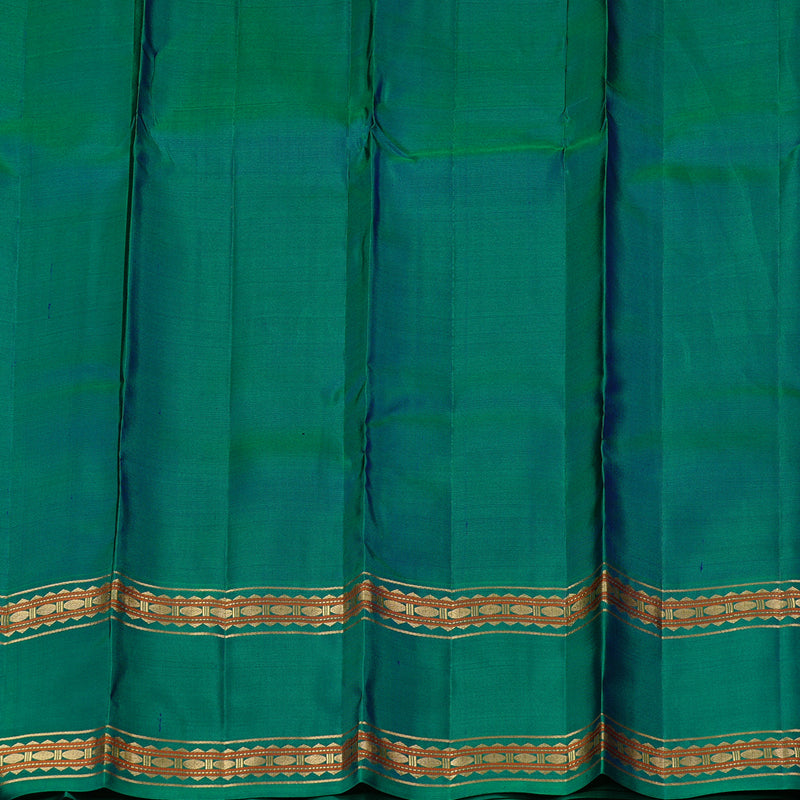 Hayagrivas Handloom Kanjivaram Silk Saree in Bold Blue KBD2176C3-3