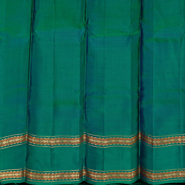 Hayagrivas Handloom Kanjivaram Silk Saree in Bold Blue KBD2176C3-3