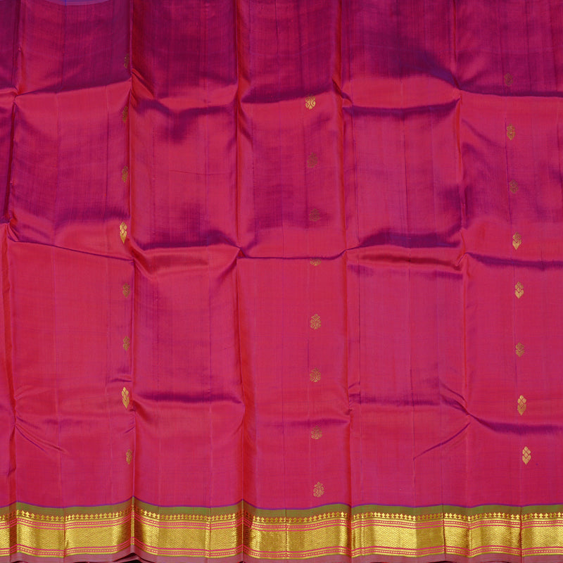 Hayagrivas Purple Handloom Kanjivaram Silk Saree with Mandhalir Border KBD2177C2-11