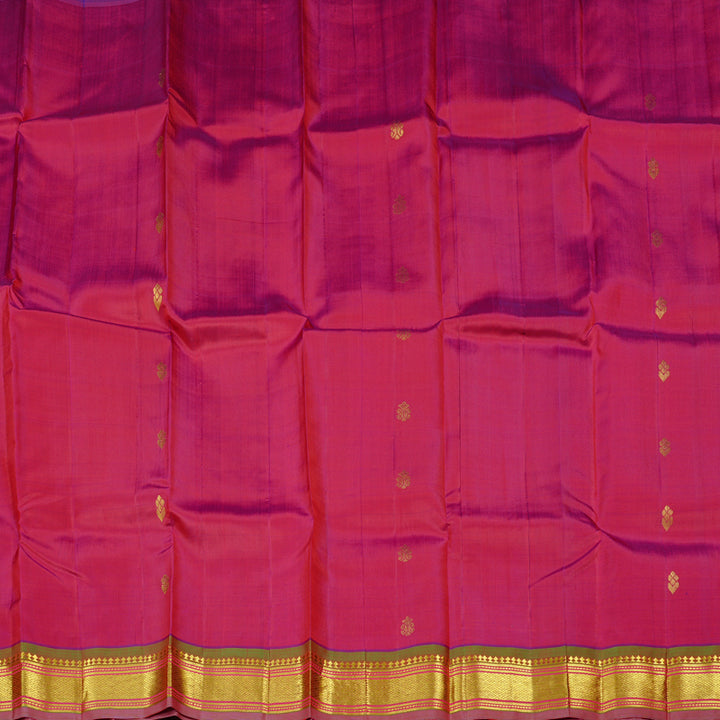 Hayagrivas Purple Handloom Kanjivaram Silk Saree with Mandhalir Border KBD2177C2-11