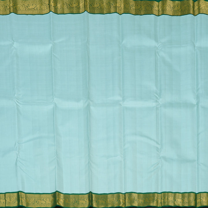 Hayagrivas Handloom Kanjivaram Silk Saree in Soothing Pastel Blue KBD2178C5-1
