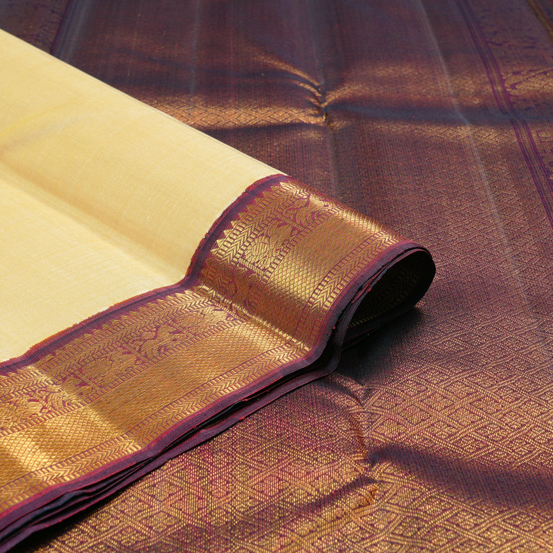 Hayagrivas Handloom Kanjivaram Silk Saree Graceful Sandal KBD2178C5-2