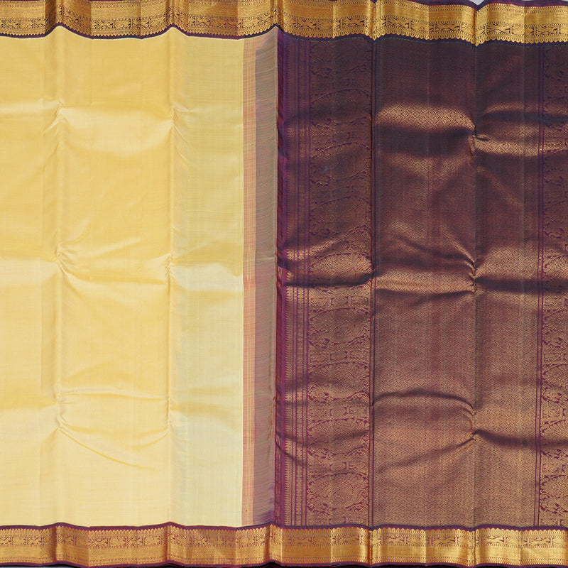 Hayagrivas Handloom Kanjivaram Silk Saree Graceful Sandal KBD2178C5-2