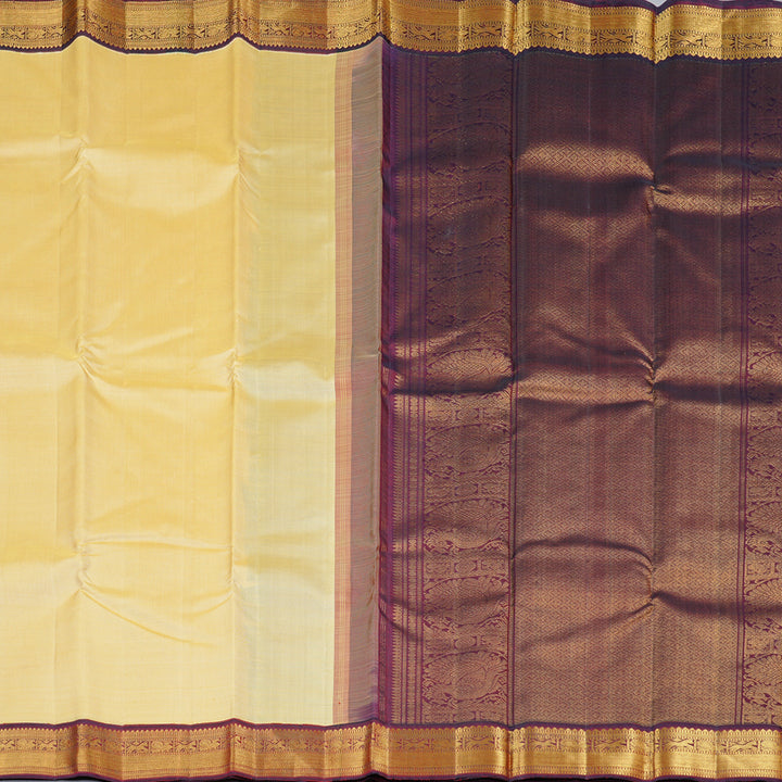Hayagrivas Handloom Kanjivaram Silk Saree Graceful Sandal KBD2178C5-2