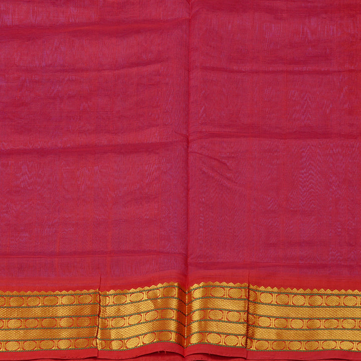 Hayagrivas Handloom Silk Cotton Saree in Serene Lavender KBD2183C1-3