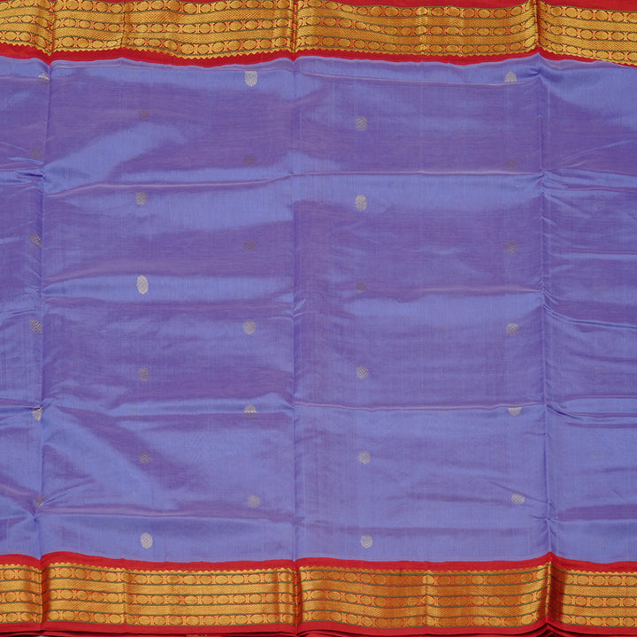 Hayagrivas Handloom Silk Cotton Saree in Serene Lavender KBD2183C1-3