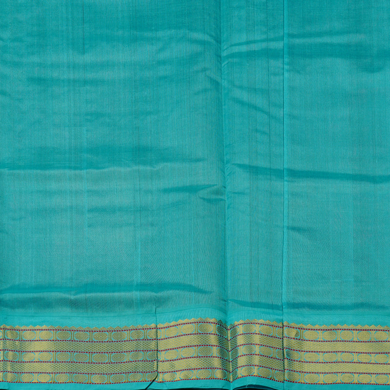 Hayagrivas Handloom Korvai  Silk Cotton Saree in Dark Purple KBD2183C1-5