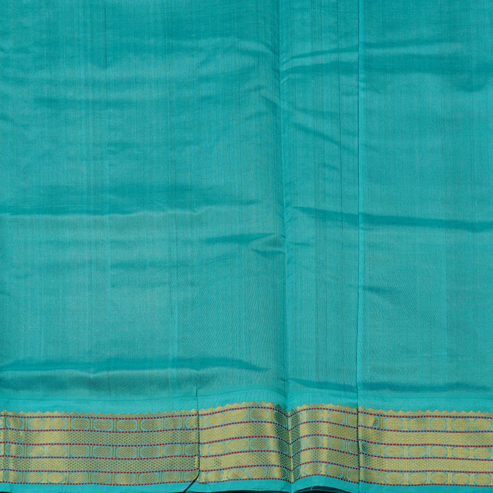 Hayagrivas Handloom Korvai  Silk Cotton Saree in Dark Purple KBD2183C1-5