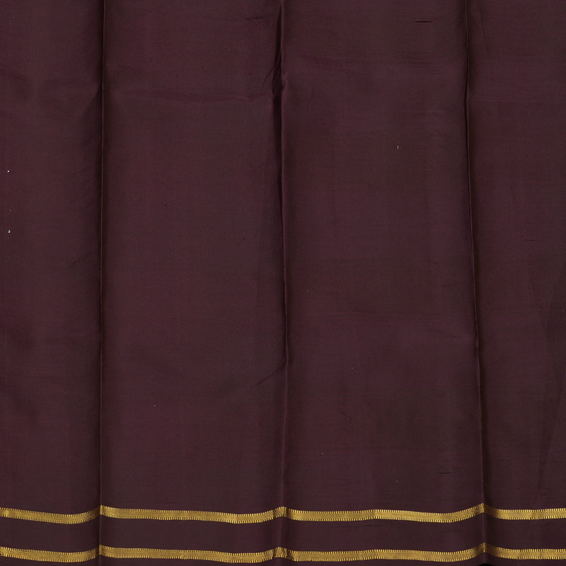 Hayagrivas Handloom Multicolour Checks Kanjivaram Silk Saree with Nagapazham Border KBD2185C2-6