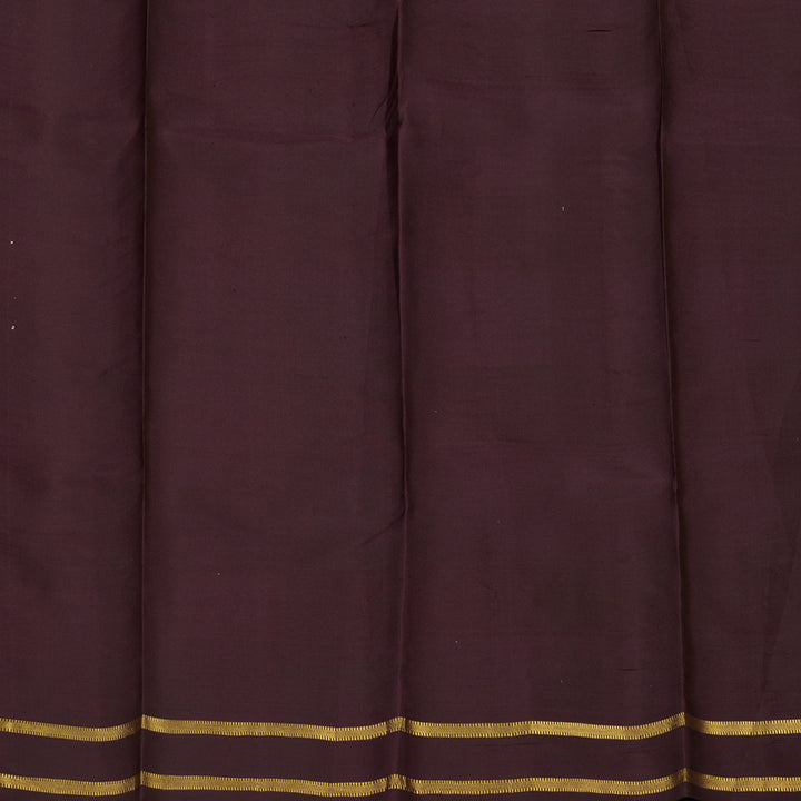 Hayagrivas Handloom Multicolour Checks Kanjivaram Silk Saree with Nagapazham Border KBD2185C2-6