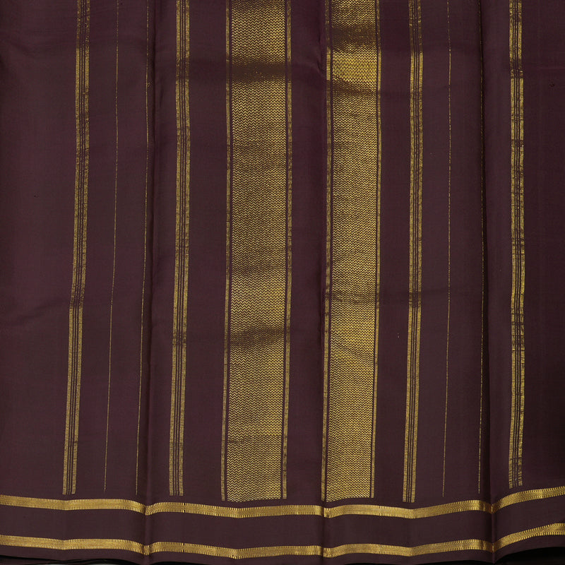 Hayagrivas Handloom Multicolour Checks Kanjivaram Silk Saree with Nagapazham Border KBD2185C2-6