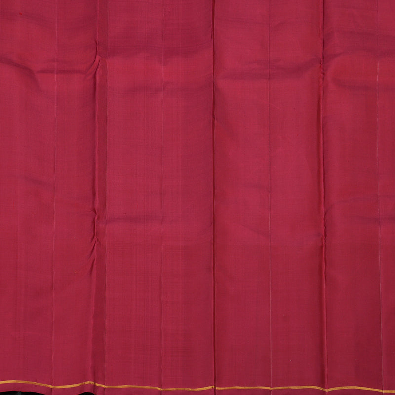 Hayagrivas Grey And Black Handloom Kanjivaram Silk Saree KBD2193C1-1