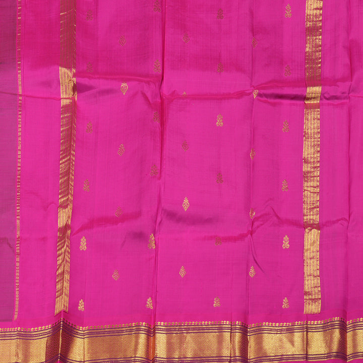 Hayagrivas Green Handloom Kanjivaram Silk Saree with Mandhalir Border KBD2198C7-1