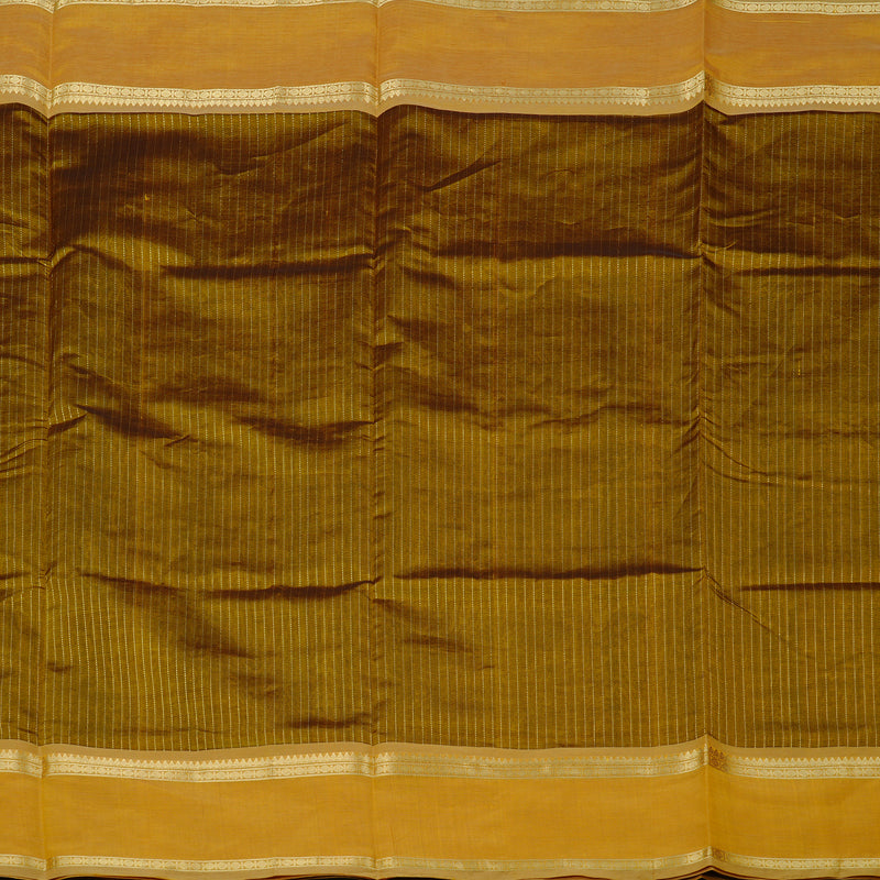 Hayagrivas Handloom Pure Silk Cotton Saree in Rich Mehandi Green KBD2213C1-1