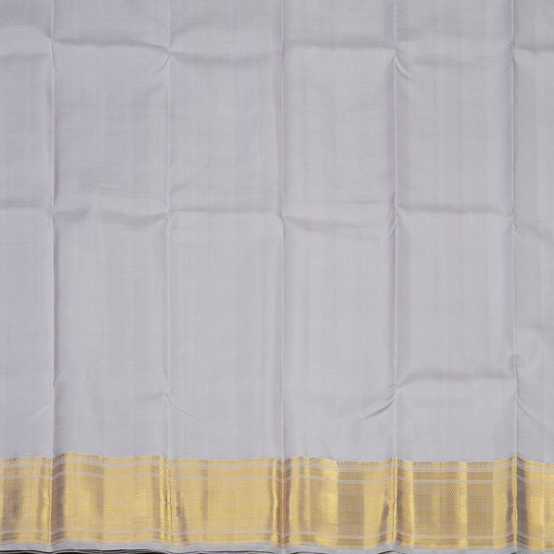Hayagrivas Handloom Maroon Kanjivaram Pattu Pavadai with Lilac Border KBE1001I22-1