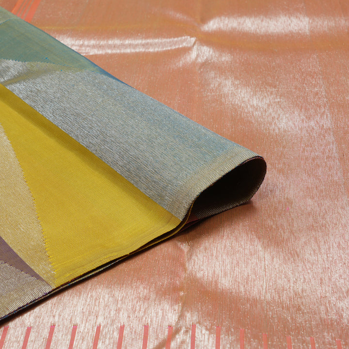 Hayagrivas Handloom Multicolour Kanjivaram Silk Saree KBE1004I4-1