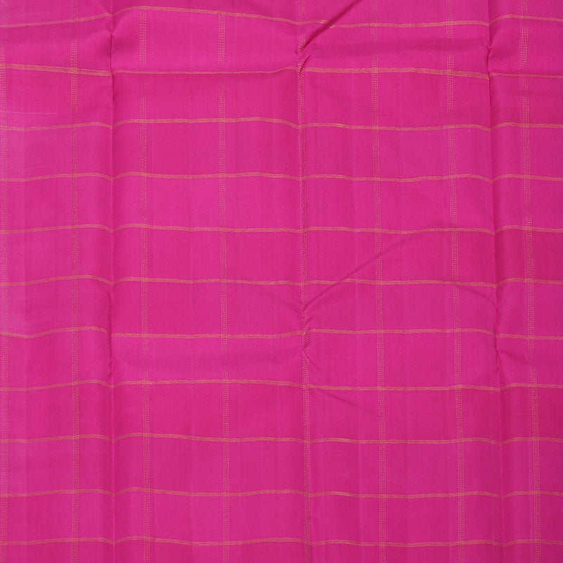 Hayagrivas Handloom Multicolour Checks Kanjivaram Silk Saree KBE1008I2-3