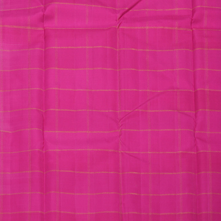 Hayagrivas Handloom Multicolour Checks Kanjivaram Silk Saree KBE1008I2-3