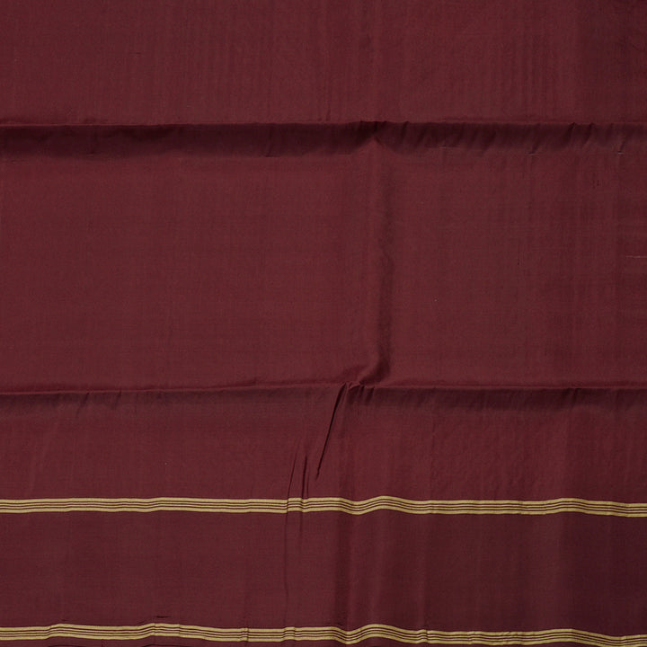 Hayagrivas Beige Handloom Soft Silk Saree with Dark Brown Border KBE100D3-2