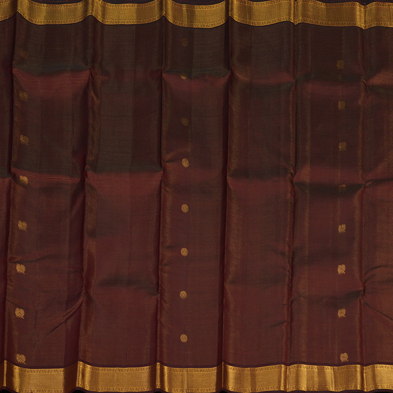 Hayagrivas Handloom Araku Maroon Vairaoosi Kanjivaram Silk Saree KBE1010I7-1