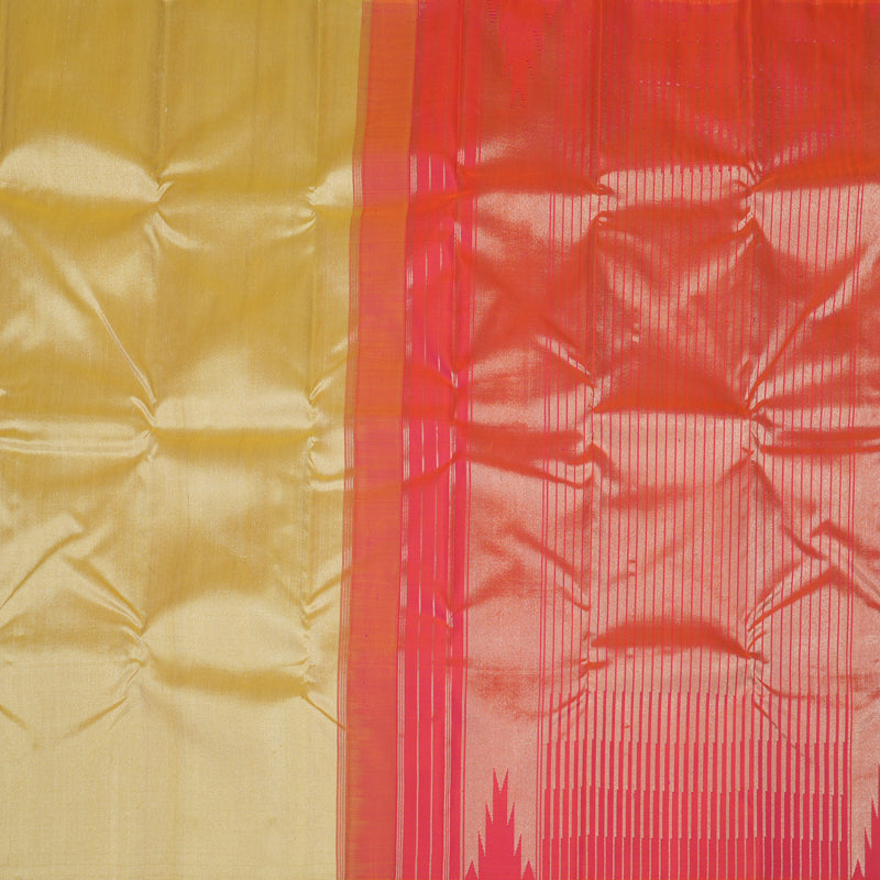 Hayagrivas Handloom Golden Shade Kanjivaram Silk Saree KBE1011I2-1