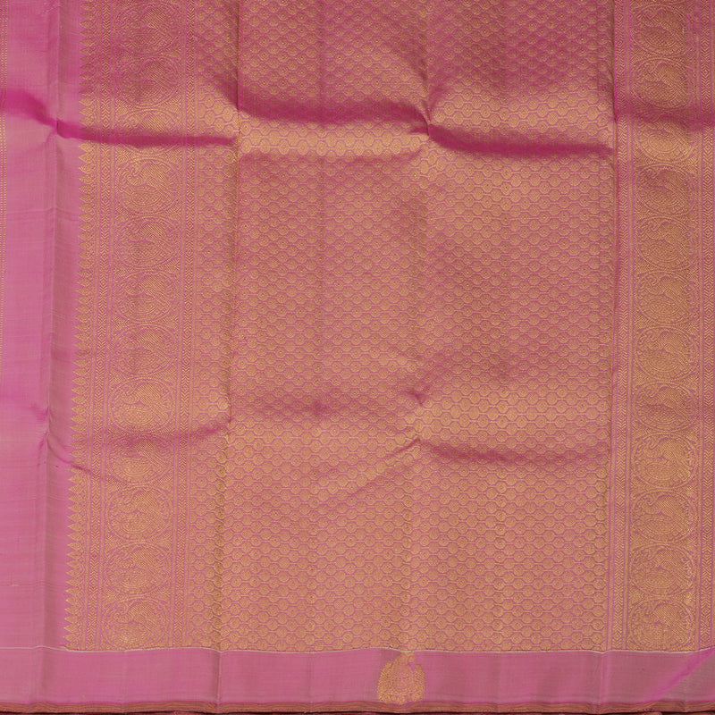 Hayagrivas Handlooom Sandal Kanjivaram Silk Saree KBE1013I6-1