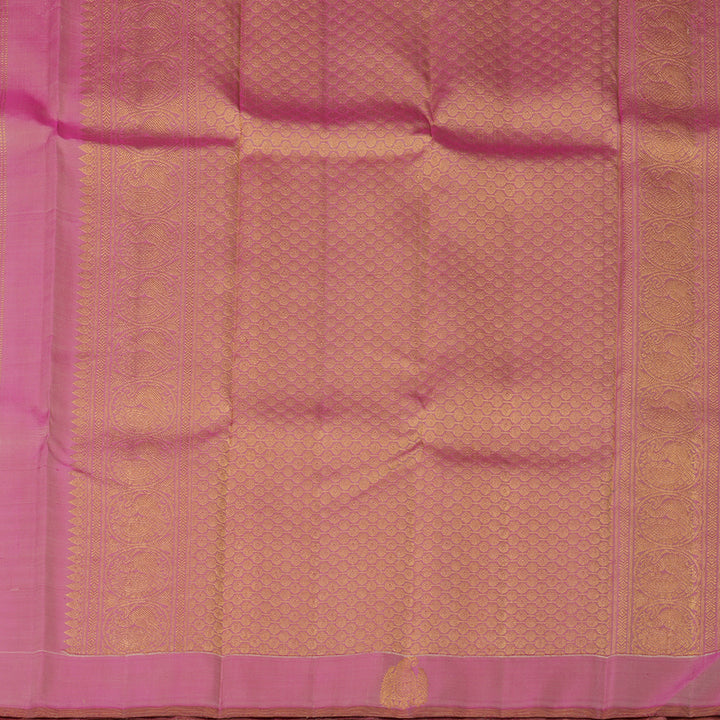 Hayagrivas Handlooom Sandal Kanjivaram Silk Saree KBE1013I6-1