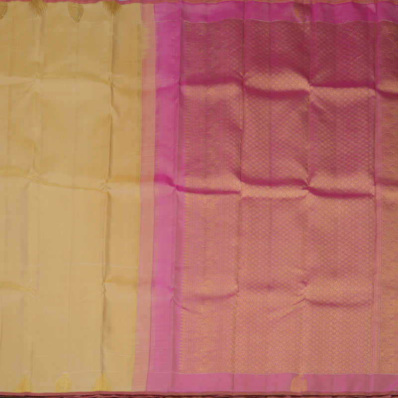 Hayagrivas Handlooom Sandal Kanjivaram Silk Saree KBE1013I6-1