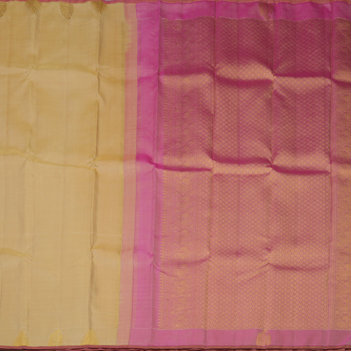 Hayagrivas Handlooom Sandal Kanjivaram Silk Saree KBE1013I6-1