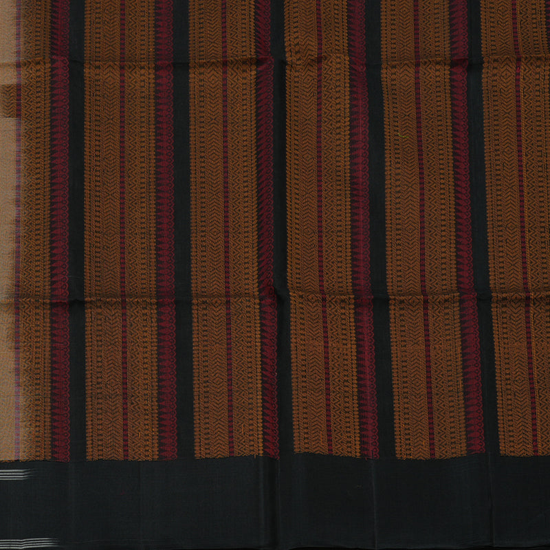 Hayagrivas Handloom Kora Silk Cotton Saree in Soft Beige KBE101D2-17