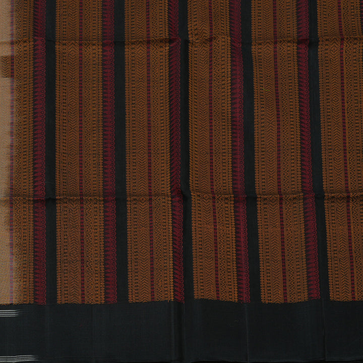 Hayagrivas Handloom Kora Silk Cotton Saree in Soft Beige KBE101D2-17