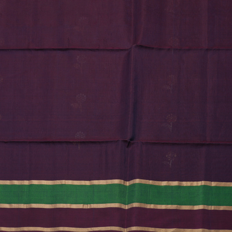 Hayagrivas Karum Neelam Pure Kora Silk Cotton Saree KBE101D3-13