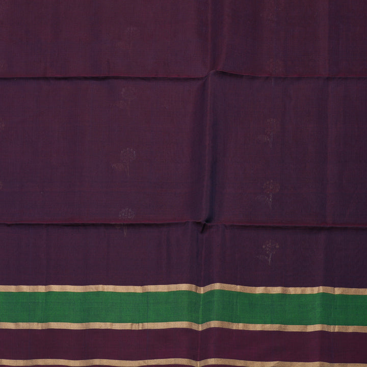Hayagrivas Karum Neelam Pure Kora Silk Cotton Saree KBE101D3-13