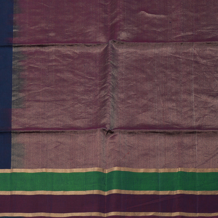 Hayagrivas Karum Neelam Pure Kora Silk Cotton Saree KBE101D3-13