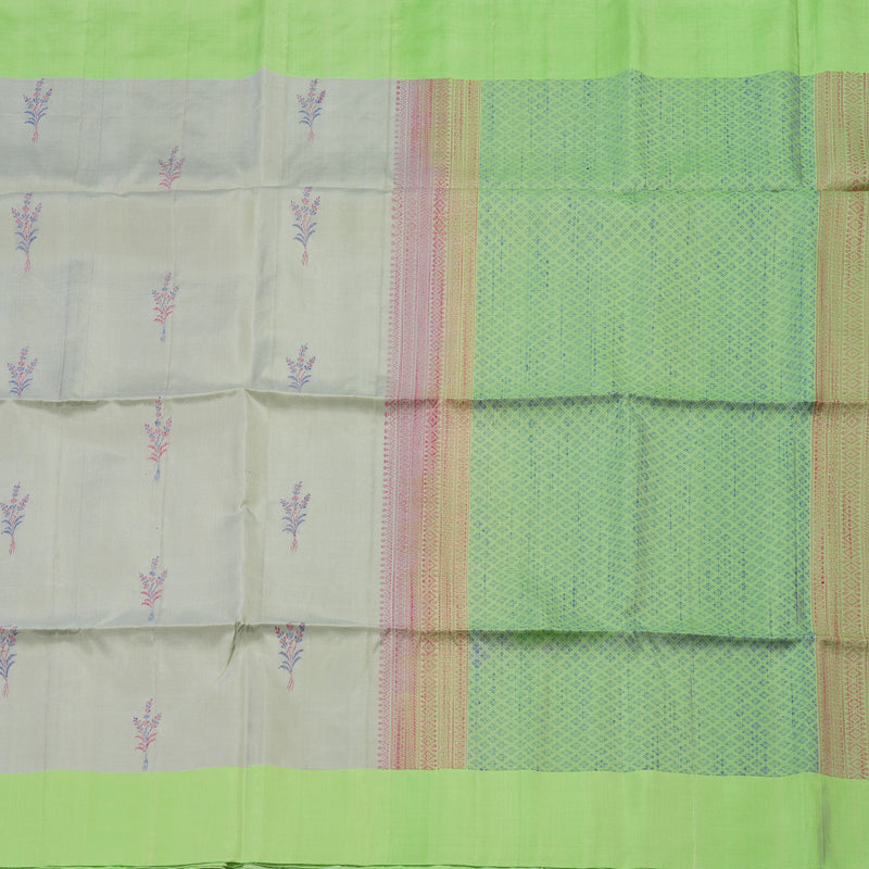 Hayagrivas Handloom Soft Silk Saree in Charming Beige KBE101D5-17