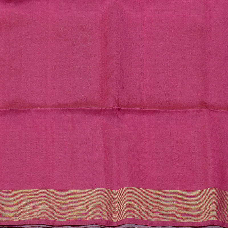 Hayagrivas Lilac Colour Handloom Soft Silk Saree with Pink Border KBE101D5-18
