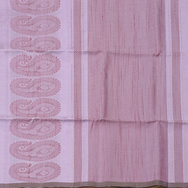 Hayagrivas Lavender Handloom Soft Silk Saree KBE101D5-19