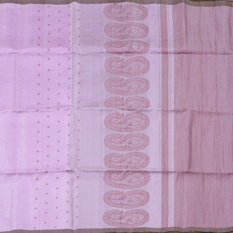 Hayagrivas Lavender Handloom Soft Silk Saree KBE101D5-19