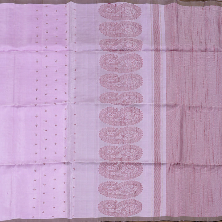 Hayagrivas Lavender Handloom Soft Silk Saree KBE101D5-19