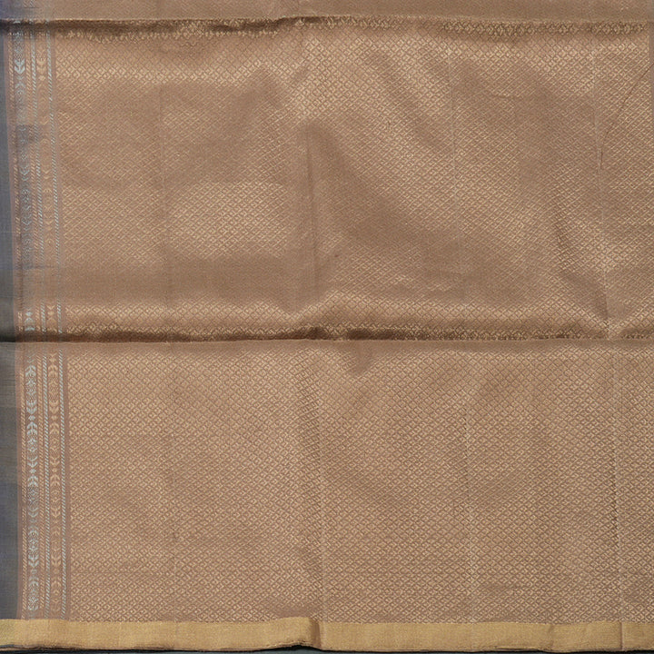 Hayagrivas Handloom Soft Silk Saree in Stylish Dark Grey KBE101D5-41