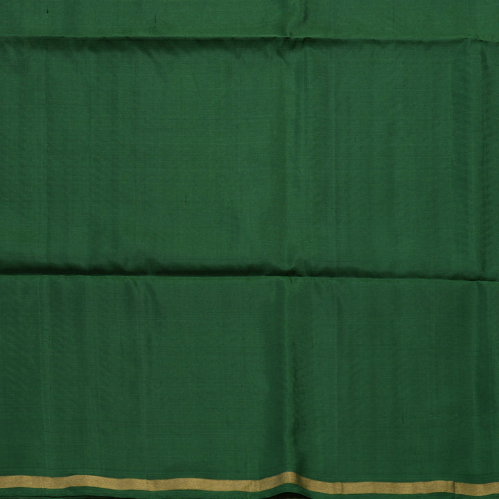 Hayagrivas Handloom Dark Green Soft Silk Saree KBE101D6-8