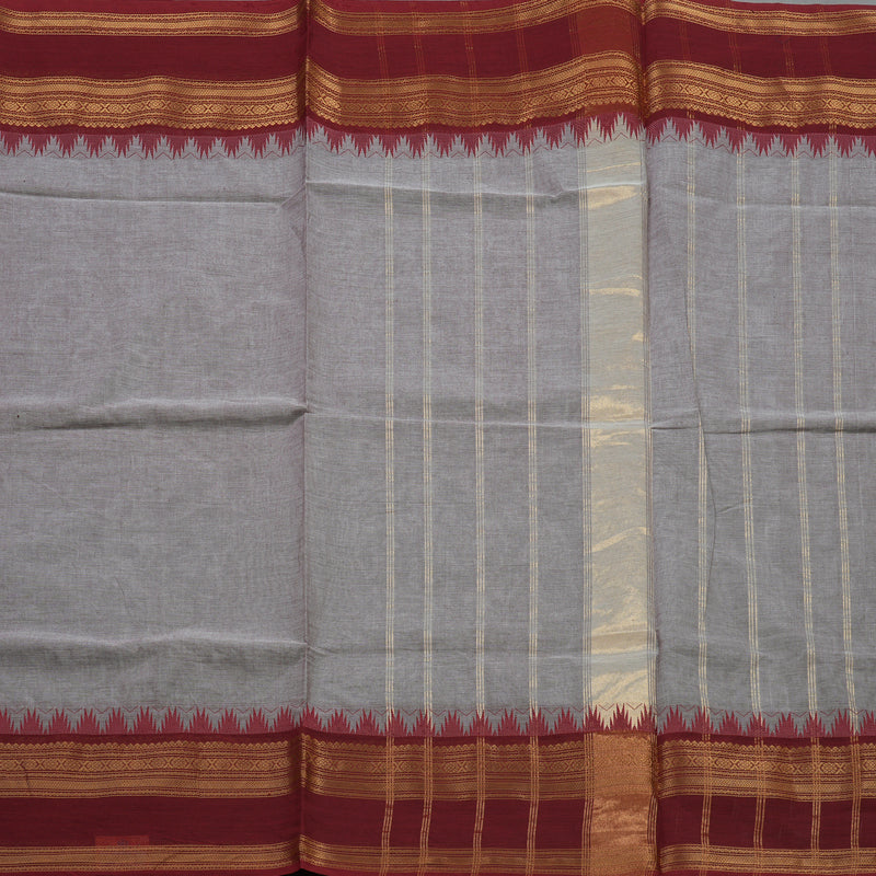 Hayagrivas Lilac Handloom Chettinad Cotton Saree KBE1031I3-115