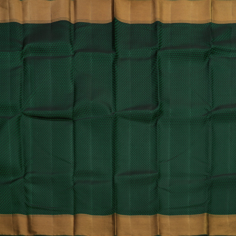 Hayagrivas Handloom Green & Black Kanjivaram Silk Saree KBE1034I7-2