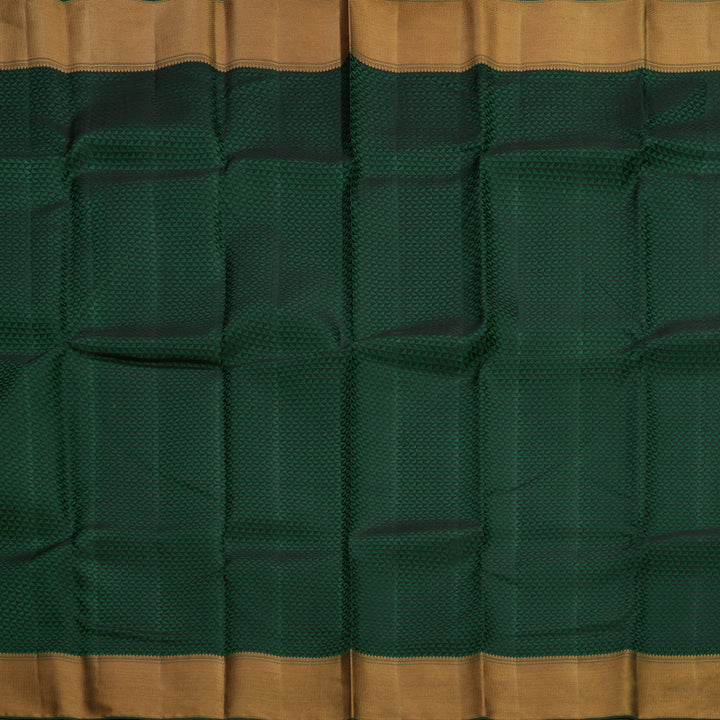 Hayagrivas Handloom Green & Black Kanjivaram Silk Saree KBE1034I7-2